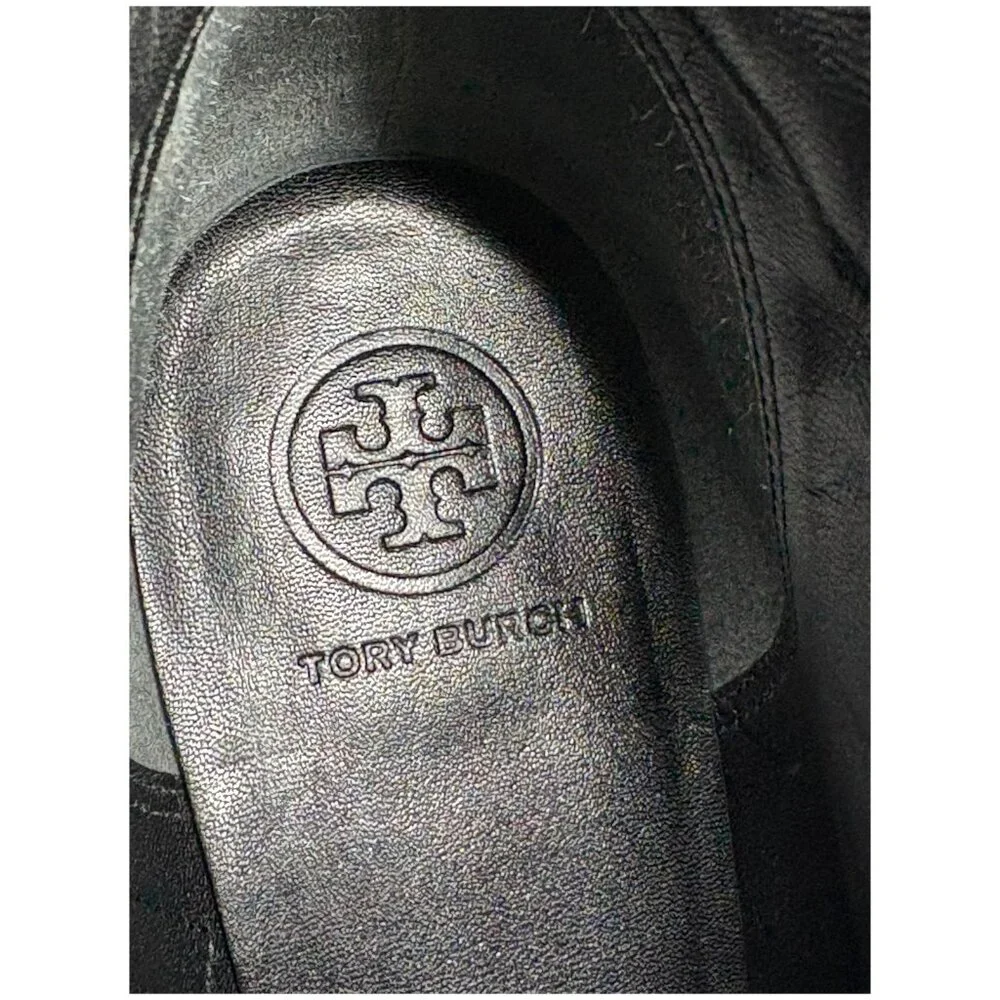 Tory Burch Marsden Black Suede‎ Heeled Ankle Boots